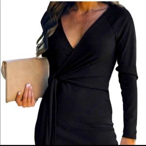 Elegant Form Complimenting Black Dress every woman needs in her closet!